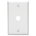 thumbnail image 2 of Leviton 88017 White Single Gang .625" Cable Wall Plate, 2 of 2