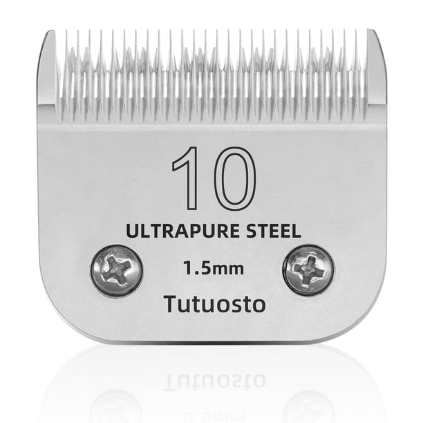 Cuchillas de repuesto para el cuidado de mascotas Tutuosto de Clipper Blades, número 10