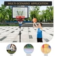 thumbnail image 2 of Panier de Basketball pour Enfants Extérieur, Panier de Basketball Réglable de 5,2 à 6,9 Pi avec Roues et Panneau Arrière, Portable et Résistant aux Intempéries pour Entrée de Maison, Récréatif, 2 of 8