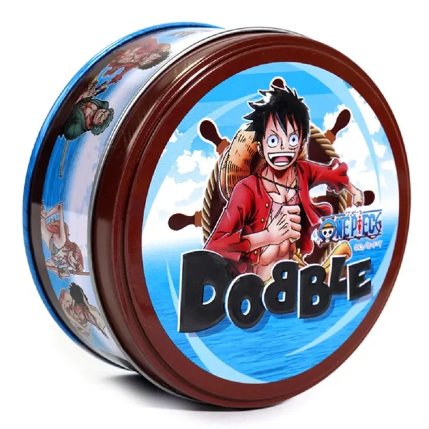 Juego de mesa de cartas dobles de 18 estilos para niños, caja de metal, juguetes a juego para niños