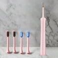 thumbnail image 3 of Cepillos de dientes eléctricos de cerdas suaves, recargables, juego de dos, 6 modos de limpieza y 5 cepillos de repuesto., 3 of 4