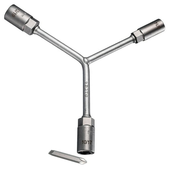 Zeiwohndc 6 In 1 Socket Wrench Double Head Screwdriver Automotive Mechanical Tool Steel