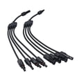 thumbnail image 4 of 1 Pair Solar Panel Connector 2/3/4 Branch Y Type Parallel Connector Solar Panel Extension Cable PV Wire Adapter, 4 of 6