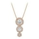 thumbnail image 1 of Collar Pendulo Con Cristales Swarovski Oro Rosa 14k Lam rosa Unitalla, 1 of 8