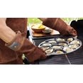 thumbnail image 3 of Outset Cast Iron Oyster Grill Pan, 12 Cavity Oyster Cooking Pan, 13.25" x 19.25" x 1", 3 of 8