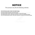thumbnail image 2 of Transit Auto Front Disc Brake Rotors and Semi-Metallic Pads Kit for Car Mercedes-Benz ML350 GLE400 GLE350 ML400 ML250 GLE300d GLE350d K8S-103589, 2 of 11