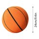 thumbnail image 2 of Balón de baloncesto silencioso de 21 cm/24 cm Balón de baloncesto silencioso con cubierta de malla de tela y espuma para driblar en silencio y entrenar en interiores para niños de 8 a 12 años, 2 of 3