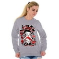 thumbnail image 4 of Kanji Style Betty Boop Classy Chic Women Crewneck Sweatshirt Brisco Brands S, 4 of 6