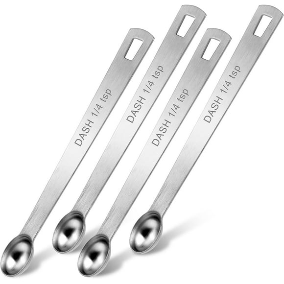 04 oz 25 cc for cooking and baking stainless steel small single handle measuring spoon teaspoon long handle metal measuring spoon