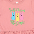 thumbnail image 4 of Inktastic Funny Easter Just Chillin' with My Peeps Girls Toddler Dress, 4 of 5