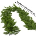 thumbnail image 3 of Christmas Norfolk Pine Garland - 6FT Real Touch Artificial Greenery Garland for Mantle, Fireplace, Table, Stairs, Indoor Outdoor Holiday Decor, and Anthropology Home Decor, 3 of 5