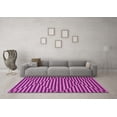 thumbnail image 3 of Ahgly Company Indoor Square Solid Pink Modern Area Rugs, 6' Square, 3 of 4