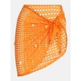 thumbnail image 6 of Hot Girl Summer by Megan Thee Stallion Women's and Women's Plus Thee Shell Skirt Crochet Sarong Coverup, Sizes XS-3X, 6 of 6