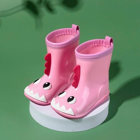 

Floleo Clearance Toddler Baby Sandals Cartoon Dinosaur Soft And Non-Slip Kids Water Proof Children s Rain Boots