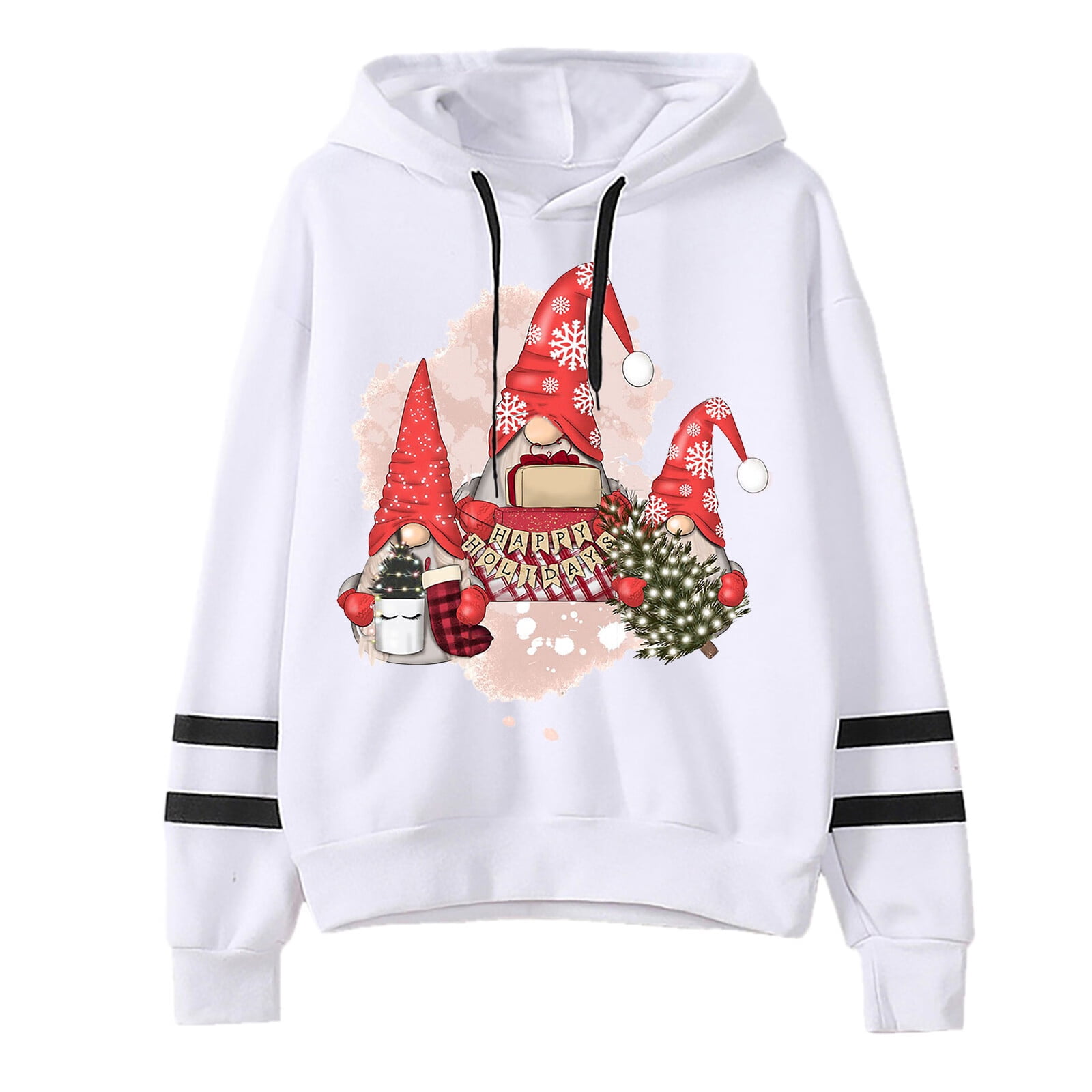 Womens Christmas Gnome Printed 
