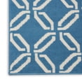thumbnail image 4 of Nourison Jubilant Modern Trellis Blue 2' x 4' Area Rug, (2' x 4'), 4 of 9