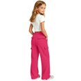 thumbnail image 4 of Sewkxo Sweatpants for Girls Wide Leg Baggy Sweat Pants Kids Casual Athletic Joggers Cute Teen Girl Clothes with Pockets,Hot Pink 160, 4 of 9