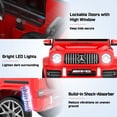 thumbnail image 3 of TOKTOO Electric Car for Toddler, Mercedes-Benz G63 Licensed 12V Ride on Toys, Toddlers Power Ride on Car with Remote Control & High Window & LED Lights & Music, White, 3 of 8