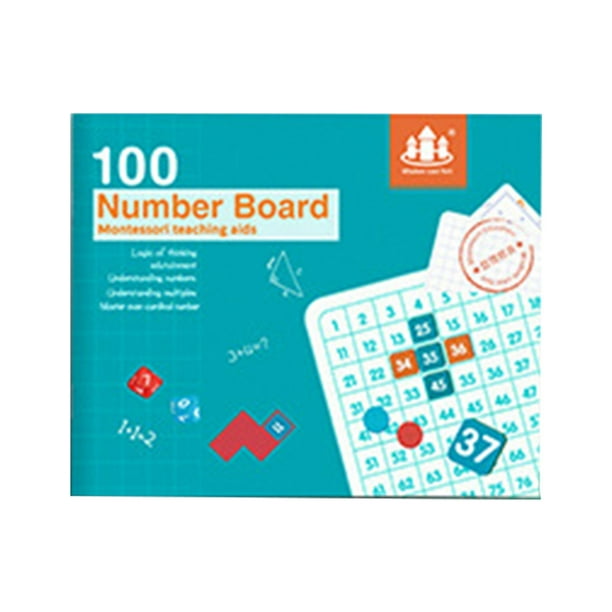 Hundred Number Board Wood Learning Toy to Help Children Math