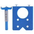 thumbnail image 4 of TOPINCN Ouvre-Trou de Charnière Bleu Précision Localisateur Guide de Perçage de Porte Ensemble d'Outils de Menuiserie 35mm, Ouvre-Trou de Menuiserie, Outils de Menuiserie, 4 of 10
