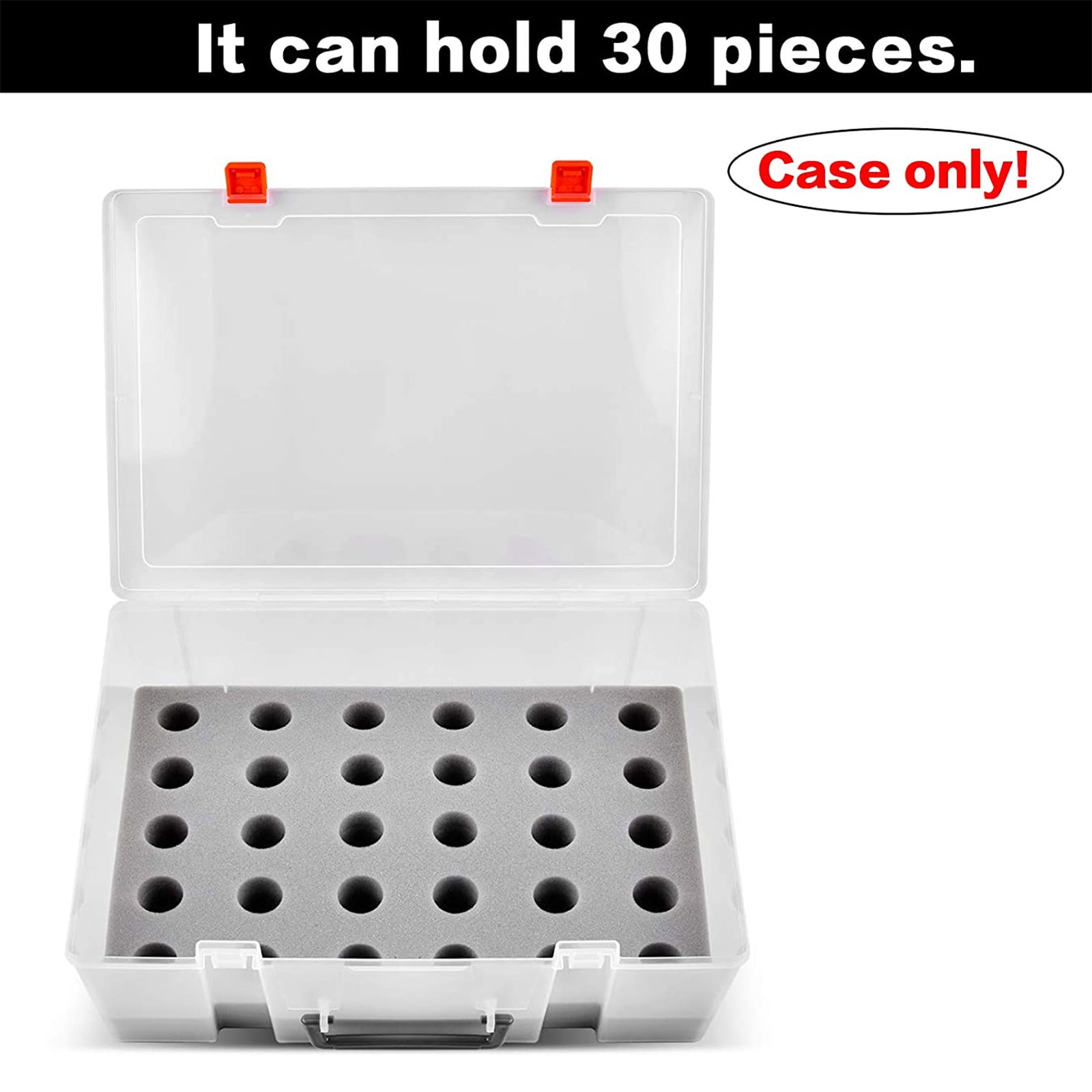 Storage Organizer Case for Fisher-Price Little People, Collector Container for Mini Toys (Box Only) Clear