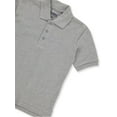thumbnail image 4 of Cookie's Boys' Pique Polo Shirt - gray, 6 - 7 (Big Boys), 4 of 4