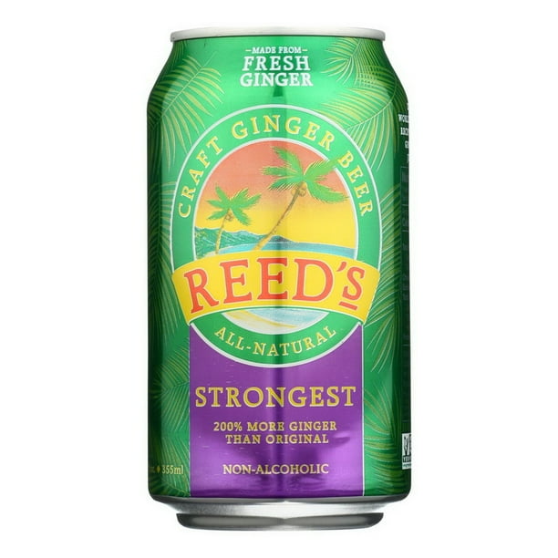 (Price/case)Reed's Ginger Beer 651 Strongest Case of 6 4/12 FZ