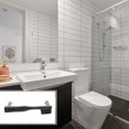 thumbnail image 4 of WHAMVOX Cabinet Hardware Well Toothbrush Cabinet Handle 8X2.5X1.5CM Black, 4 of 8