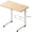 Light Wood, variant on Golyzmt Height-Adjustable Overbed Table, C-Shaped, 23.6" Wide with Rolling Wheels, Light Wood