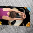 thumbnail image 5 of Panda Yoga Mat Towel with Storage Bag, 72.8"x26.8", Suitable for Yoga, Pilates, Fitness, etc. - Gym Towels, Yoga Blankets Included, 5 of 6