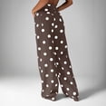 thumbnail image 4 of Jovrlynd Women's Jeans Polka Dot Wide Leg High Waist Boho Long Denim Pants with Pockets Trendy Loose Straight Jeans, S-XL, 4 of 8