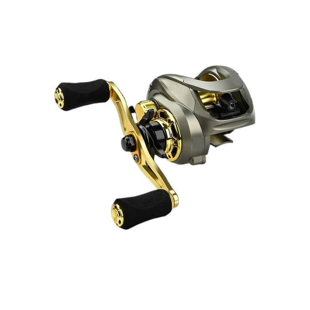Baitcasting Reel High Speed 6.3:1 Gear Ratio Fresh Saltwater Magnetic Brake System Ultralight Fishing CR04 Series ,Rigid Aluminum Skeletal Frame