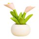 thumbnail image 1 of Estatua de resina artificial figura artística decoración de bonsai artesanía de interior ornamento de interior plantas falsas para sala de mesa Estilo D, 1 of 9