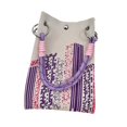 thumbnail image 4 of GUOOL Knitted Handbag Birthday Gift Shopping Pouch for Party Working Summer Spring Purple, 4 of 9