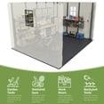 thumbnail image 4 of Patiowell Outdoor Storage Shed 10x8FT, Resin Plastic Tool Room with Waterproof Roof and Skylight, Beige, for Garden/Yard/Workshop Storage, 4 of 11