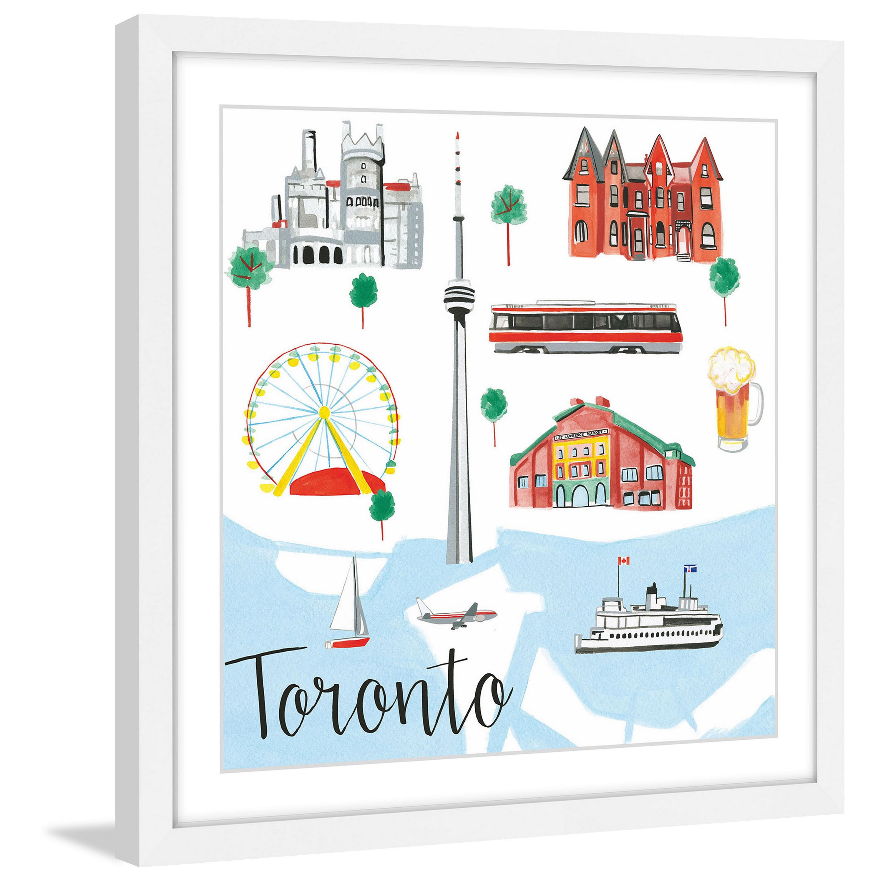 Marmont Hill "Toronto" by Molly Rosner Framed Painting Print