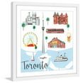 thumbnail image 3 of "Toronto" by Molly Rosner Framed Painting Print, 3 of 5