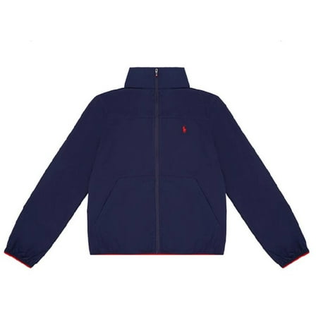 Polo Ralph Lauren Boys Embroidered Logo Hooded Jacket, Size Small