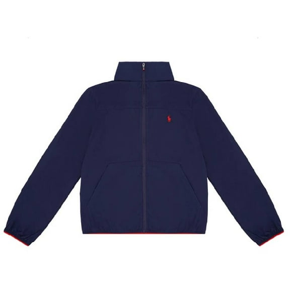 Polo Ralph Lauren Boys Embroidered Logo Hooded Jacket, Size Small