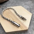 thumbnail image 5 of K-KED Solid 925 Sterling Silver Chain Men Gift 5mm Twist Rope Bracelet 32g/8.6inch, 5 of 7