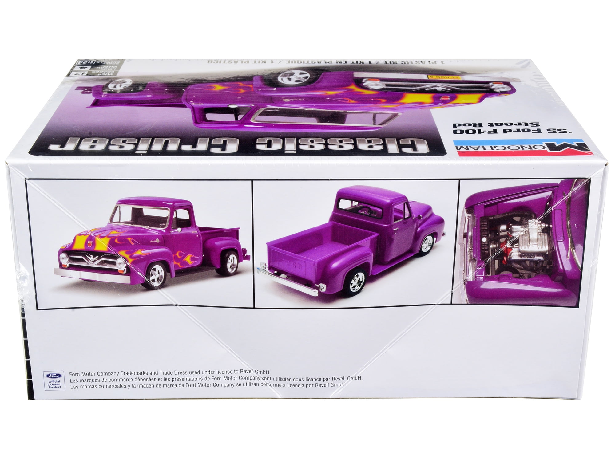 Level 4 Model Kit 1955 Ford F-100 Street Rod Pickup Truck Level 4 Model Kit 1955 Ford F-100 Street Rod Pickup Truck