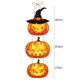 thumbnail image 5 of Decoraciones para puertas de Halloween, colgantes de calabaza, fantasma, murciélago, para el hogar, festivales de Halloween, fiestas, suministros de decoración de bricolaje, 5 of 5