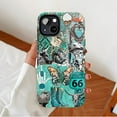 thumbnail image 2 of Vintage Western Edgy Cowboy Phone Case for Trendsetters & Cowboys - Route 66 Skulls Cacti Turquoise Designs, Durable Stylish Protector - Compatible with iPhone 11/12/13/14/15/16 (Pro Max/Plus), 2 of 9