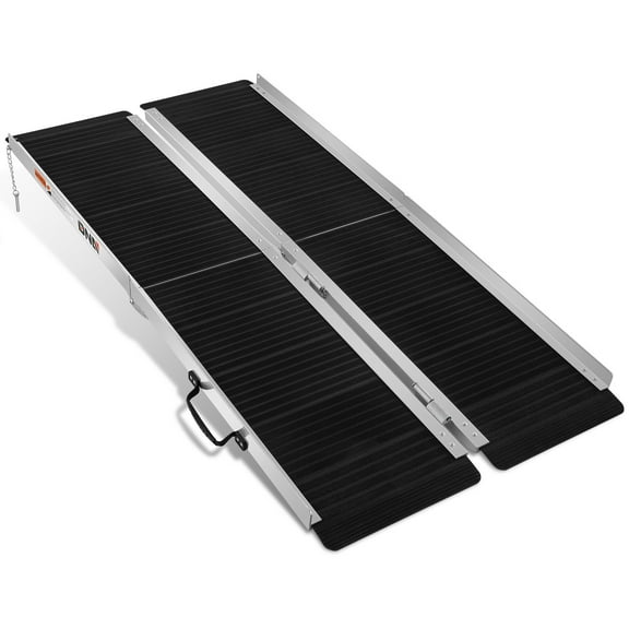 DNA Motoring 600LBS 5Ft Non-Slip Portable Mobility Home Step Stair Wheelchair Loading Ramp