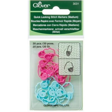 UPC: 0051221730313 | Quick Locking Stitch MarkersMedium 20/Pkg