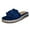 Blue, variant on Women's Platform Espadrilles Bowknot Open Toe Slip on Flat Sandals Summer Beach Shoes