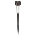 thumbnail image 3 of Bronze Outdoor Solar Integrated LED Textured Glass Path Lights (6-Pack), 3 of 5