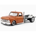 thumbnail image 2 of 1967 Chevrolet C-10 Custom Bedless Truck Orange Metallic "Furious 7" (2015) Movie "Fast & Furious" Series Diecast Model Car by Hot Wheels, 2 of 3