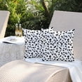 thumbnail image 5 of Outdoor Pillow Covers 18x18 Inch Set of 2 Black Polka Dot Decor Waterproof Throw Pillow Covers Farmhouse Outdoor Waterproof Pillow Covers Decor for Patio Funiture Garden Sofa Couch, 5 of 6