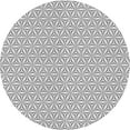 thumbnail image 1 of Ahgly Company Tapis Rond Lavable en Machine Intérieur Transitionnel Gris, 6 Pieds Rond, 1 of 7